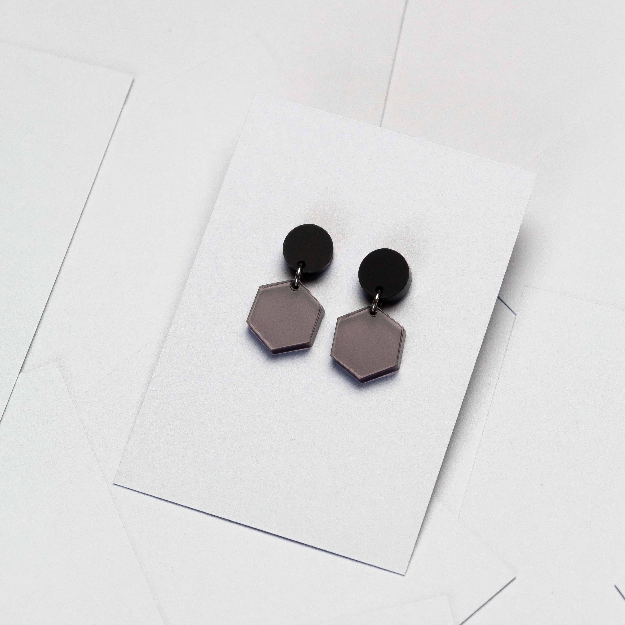 Acrylaat transparant antraciet 6/9